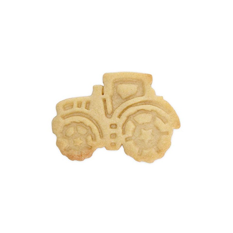 Städter 171848 Tractor Cookie Cutter, Plastic, 6.5 cm, Green