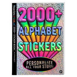 Fashion Angels 2,000+ Alphabet Sticker Book, Includes Fun & Colorful Craft Letter Stickers, Ideal for Accessorizing Kids & Teens Notebooks, Journals & More
