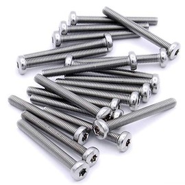 M3 (3mm x 6mm) TX Pan Machine Screw (Bolt) - Stainless Steel (A2) (Pack of 20)