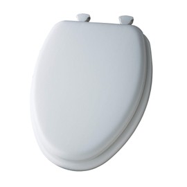 Bemis Mayfair 113EC000 White Elongated Deluxe Soft Toilet Seat