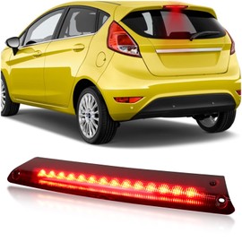 ULTRALTH LED 3rd Third Brake Light for 2014-2017 Ford Focus st & 2011-2018 Fiesta st Hatchbacks- OEM Roof Center High Mount Stop Lamp Direct Replacement | Plug & Play Installation (Red Lens)