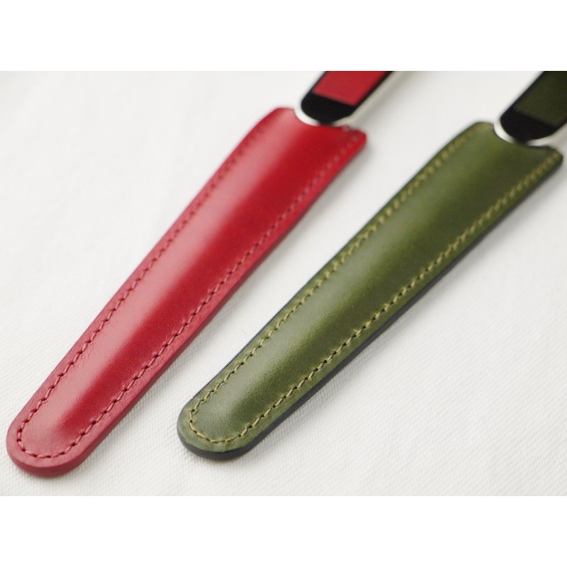 Slip-on Letter Opener with Case Wine Rio Leather IOL-2403