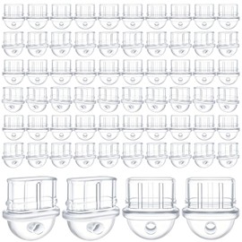 60 Pcs USB C Dust Plug, Clear Silicone Type C Charging Port Cover