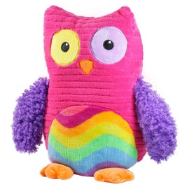Idena 40039 Plush Toy Owl Approx. 30 cm Pink
