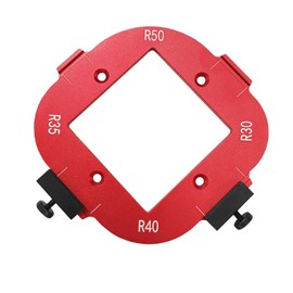 Corner Radius Routing Templates, R30 R35 R40 R45 Aluminum Alloy Router Jig Router Templates, Use with Any Trim Router, Handheld Router, or Router Table