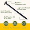 Valorada 20Pcs 6.3 x 73mm Wood Screws, Decking Screws, Heavy