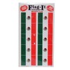 Mexican Flag Stickers 1.625" X 1.125"pack 50