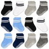 GRPSKCOS Non-Slip Socks Children 12 Pairs Stopper Socks Baby ABS