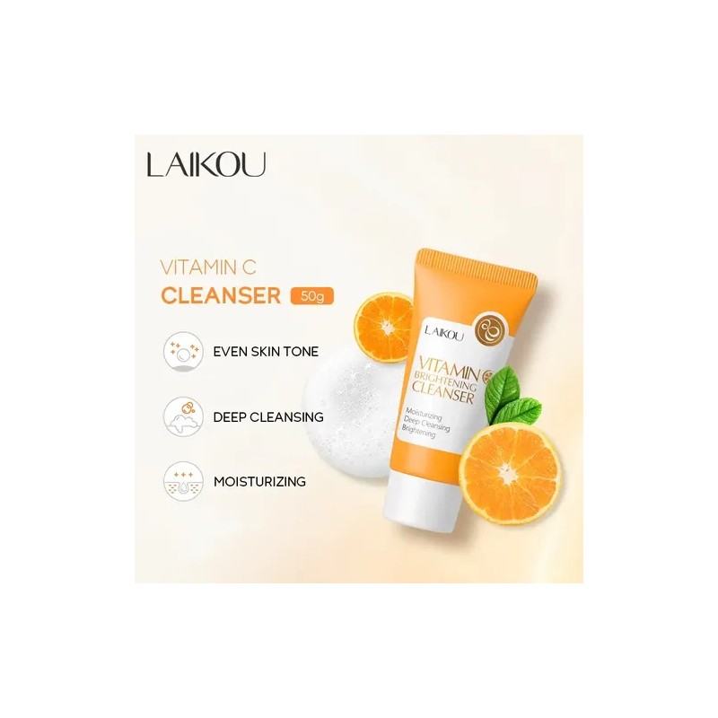 Laikou Snail Vc Skincare Set 6pcs Hydrating Reducing Spots
