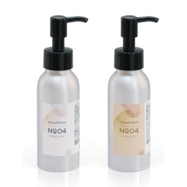 Grace Home Beauty No. 04 Shampoo / Treatment Set, Color Care, 3.4 fl oz (100 ml) Each