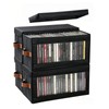 ANLIOTO CD Storage Box, CD Case Holder with Clear Window