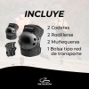Protectores Patin Rodilleras Coderas Kit Profesional Adultos