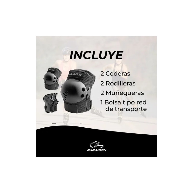 Protectores Patin Rodilleras Coderas Kit Profesional Adultos
