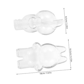 Totority Doll Protective Case Display Case Handicrafts Case Doll Display Bag Figure Display Stand Clear Figures Doll Bag Artifact Showcase Exhibition Collection Boxes Transparent Acrylic