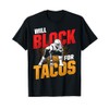 Football Lineman For Tacos Offensive Defensive Player T-Shirt