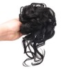 Extensión de moño de pelo rizado desordenado, 1 unidad, rizado,