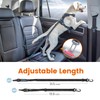 IOKHEIRA Dog Seatbelt, Updated Adjustable Harness Reflective Bungee Dog Car