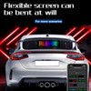 LED Car Sign Professional 13.7x4.0inch Thin Waterproof Scrolling Programmable Flexible