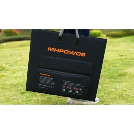 MHPOWOS 110W Foldable Solar Panel for Ecoflow River 2 Portable Power Station