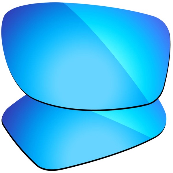 Firtox Lentes polarizadas de repuesto compatibles con gafas de sol Oakley Fives Squared – Opciones, azul, (Ice Blue - Polarized), Talla unica