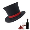 Hat Shaped Silicone Wine Bottle Stoppers – Funny Reusable Caps
