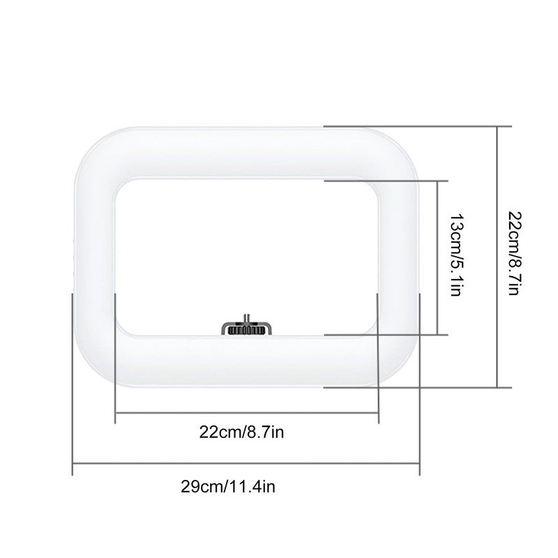 RGB Smartphone Video Rig with Light, Handheld Phone Camera Ring