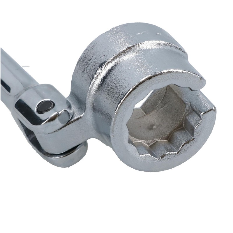 Flexible Oxygen Lambda Sensor Socket Wrench Offset Handle Spanner AT957
