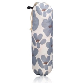 TOGETRUE Plastic Bag Holder, Lightweight Grocery Bag Holder for Plastic Bags, Wall Mount Floral Shopping Bags Dispenser Organizer for Kitchen Pantry Outdoor (Light Grey)