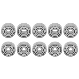 10Pcs Ball Bearing Stainless Steel Mute Rolling Skateboard Wheel Drive Accessories S623Z