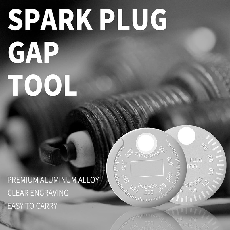 AYMBH Heavy Duty Spark Plug Gap Tool Set – Zinc