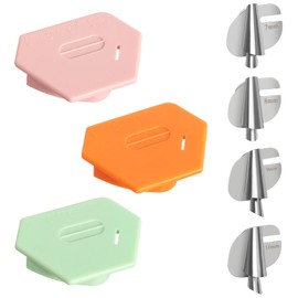 prota 3 PCS Magnetic Seam Guide for Sewing Machine 4 PCS Hem Presser Foot, Magnetic Sewing Machine Guide Multifucntional Seam Guide Hemmer, Polygonal Strong Magnetic Gauge for Most Sewing Machine