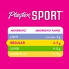 Playtex Sport Odor Shield Tampon, regular & Super Absorbency, Multi-pack