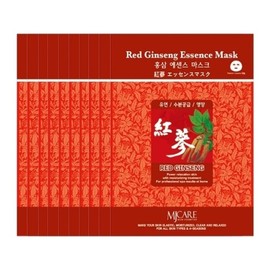 100 pieces red ginseng skin nourishing softening essence mask pack sheet pack 18565326634664 / 100매홍삼 피부 영양 유연 에센스 마스크팩 시트팩18565326634664