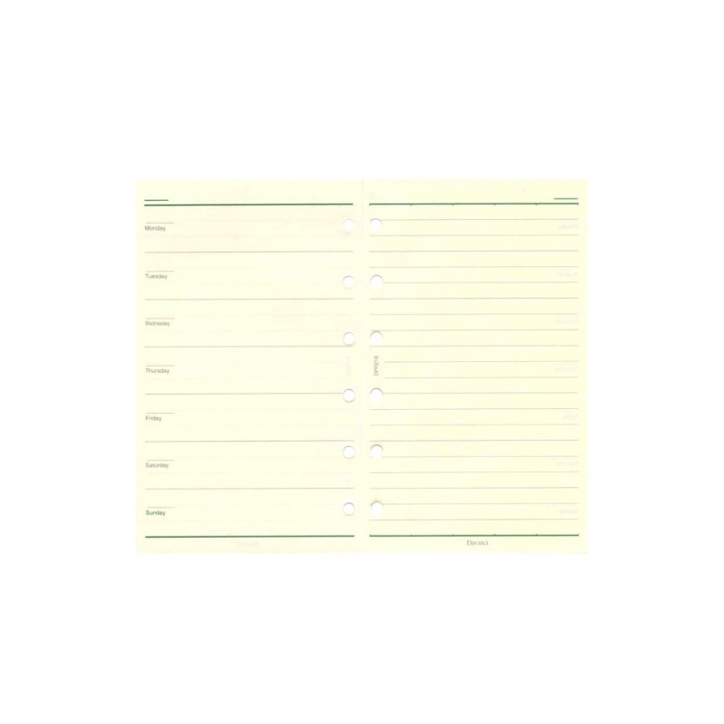 reimei藤井 Leonardo Refill Free Weekly B Pocket Size dpr218