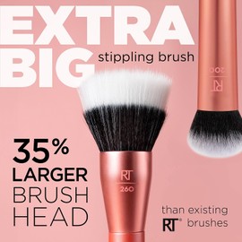 Real Techniques Brocha Extragrande para Stippling con Base Líquida y Crema
