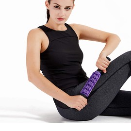 Muscle Roller Stick Massager for Leg & Body, Lymphatic Body Roller Liposuction Massager Stick Relief Sore Muscle Tightness for Athletes, Yoga, Physical Therapy Liposuction
