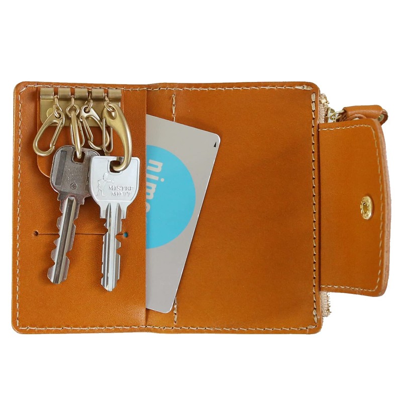 PORCO ROSSO All-in-One 4 Key Case, Original Tochigi Leather, Made
