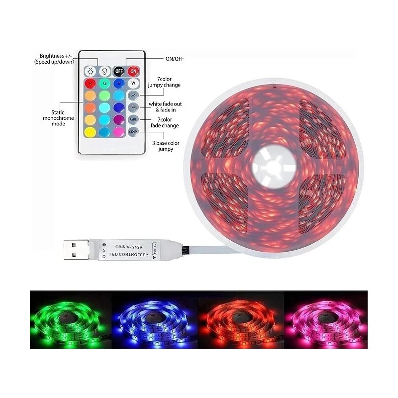 Sanpaint 16.4ft LED TV Backlight Strip – USB Light Strip