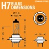 Xtremeauto H7 Headlight Bulb 55w 10 Pack Headlight Bulbs -