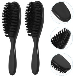 Beavorty 4Pcs Men Beard Brush Soft Bristles Neck Duster Face Brush for Grooming Salon Beard Care Tool for Clean Fresh Facial Hair