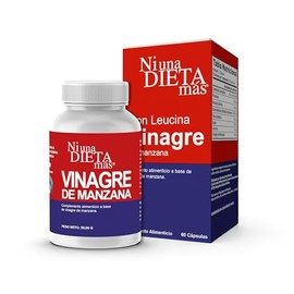 NI UNA DIETA MÁS - Reduce la Inflamación y Mejora el Metabolismo - 100% Puro Vinagre de Sidra de Manzana (sin azúcar) Suave en el Estómago