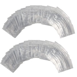 Cinece Small Bags, Plastic Bags, Small Bags, Mini, Transparent, Thick, Small, Clear, 1.6 x 2.4 inches (4 x 6 cm), 400 Pieces