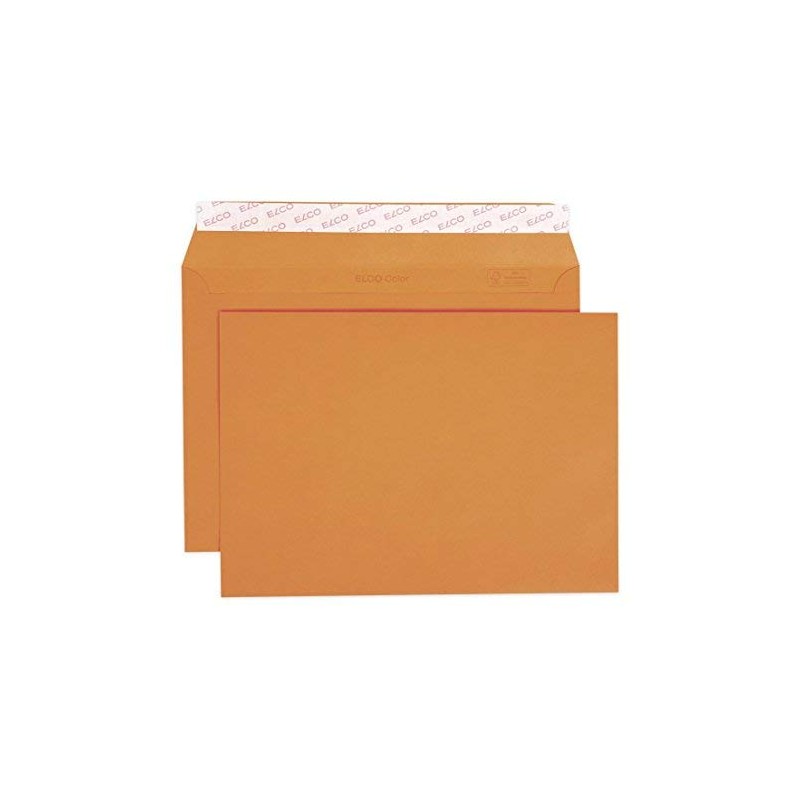 Elco C5"Cellozip Color" Envelope - Orange (Pack of 25)