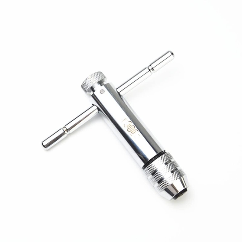 Extended M5-12 Ratchet Tap Wrench Adjustable T-Handle Spanner Hand Screw