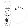 PDETVEO 10PCS 12 Inch Mini Bungee Cords with Hooks, White