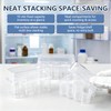 Hounyou 3Pcs Peptide Storage Case for Fridge, 10 Slots 3ml