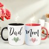 CINHOLL New Parents Gifts Mom and Dad Est 2025 Mugs
