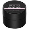 Solid Builder Gel, 10g Fester Builder Gel für Nagelverlängerung, Multifunktionell