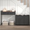 STIKELY Laundry Hamper Laundry Basket with 3 Section Pull-Out Rolling