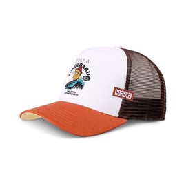 Coastal - Easy Lemon (White/Rust/Brown) - Trucker Cap Mesh Cap Hat Caps